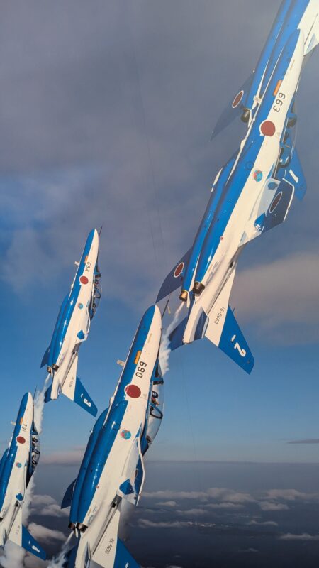 道の駅東松島「写真」ブルーインパルス