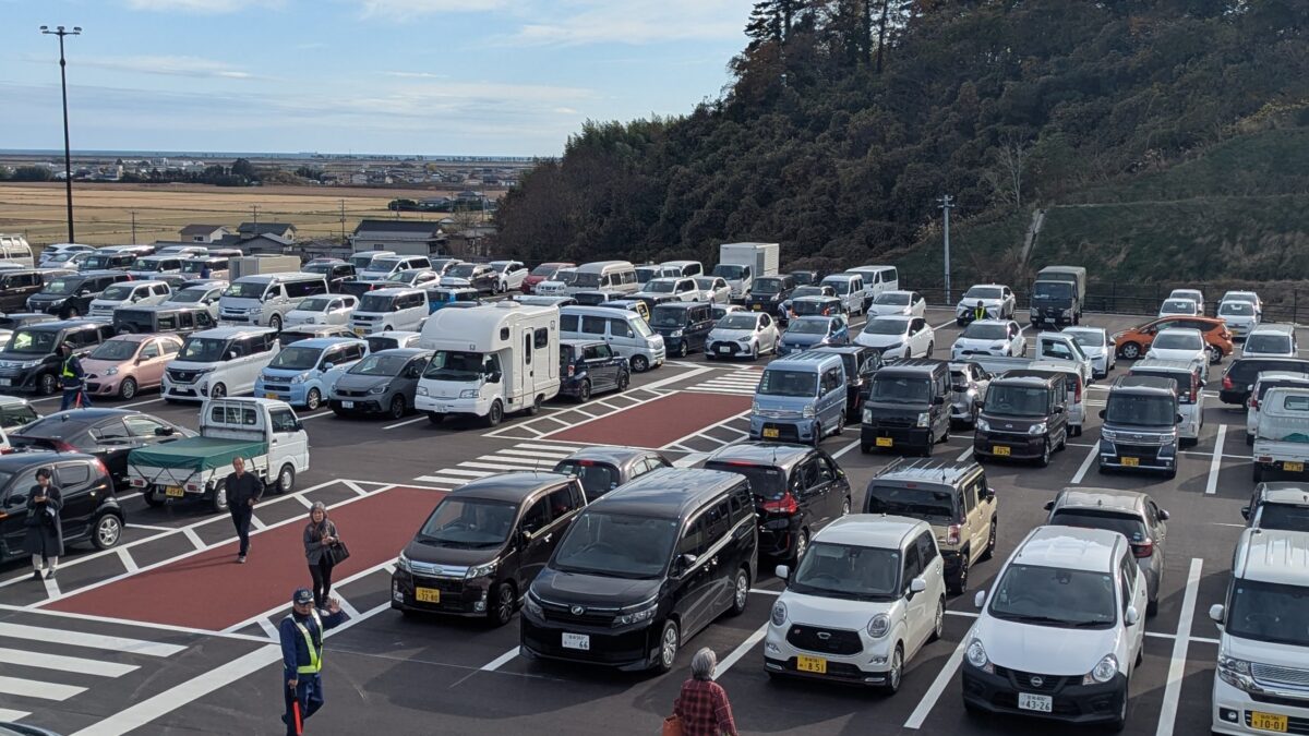 道の駅 東松島 駐車場